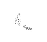 Purelei Coral Cove Boucles d'Oreilles - Corail avec Zircon Blanc - Acier Inoxydable Plaqué Or 18K - 3.2g - Combinable avec Chaîne, Bague & Bracelet - Etanche, Normal, Acier inoxydable, Ormeau