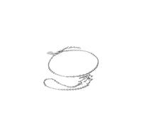 Purelei Coral Cove Chaîne de Main - Élégant Bracelet avec Pendentif Corail & Chaîne de Doigt - Zirconium Plaqué Or 18K Acier Inoxydable - Longueur 20/21.5/23cm - Résistant à l'eau, Eine Grösse, Acier