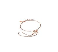 Purelei Coral Cove Chaîne de Main - Élégant Bracelet avec Pendentif Corail & Chaîne de Doigt - Zirconium Plaqué Or 18K Acier Inoxydable - Longueur 20/21.5/23cm - Résistant à l'eau, Eine Grösse, Acier