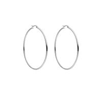 PURELEI Créoles femme acier inoxydable 63 mm, Boucles d'oreilles résistantes à l'eau, élégantes et légères, idée cadeau parfaite, sans nickel, hypoallergéniques