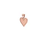 Purelei Devotion Heart Charm - Étanche | Breloque en forme de cœur au design vintage en acier inoxydable et plaqué or 14 K/18 carats | Symbole d'amour, de dévouement et d'élégance intemporelle, 22 x