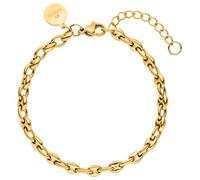 Purelei® Dreamscape Bracelet (Or) - Bracelet gourmette élégant et fantaisie pour femme - Longueur réglable en 16-19 cm - Inspiration Hawaïenne & Résistant à l'eau