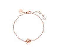 Purelei® Élégant bracelet avec pendentif soleil - Acier inoxydable doré, argenté et or rose, réglable - Bracelet pour femme, Eine Grösse, Acier inoxydable, Agate