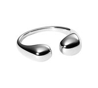 Purelei® Embrace Ring - Bague Femme Imperméable en Acier Inoxydable Durable - Bagues Réglables de Taille (S-M/M-L) - Bijoux de Mode pour Votre Look Personnel, S-M, Acier inoxydable