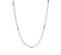 PURELEI Chaîne 'Finesse' argent / blanc perle, Taille One Size