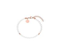 Purelei Finesse Bracelet de cheville avec perles de coquillage 21-26 cm, Eine Grösse, Acier inoxydable, Agate