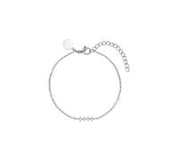 Purelei Glow Bracelet - Design filigrane avec quatre zircons, étanche et réglable - Acier inoxydable, plaqué or 14 carats, plaqué or rose 18 carats ou argent, Eine Grösse, Acier inoxydable, Oxyde de