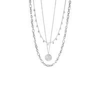 Purelei Hanalei Parure de bijoux 3 pièces pour femme avec chaîne Malihini, Zodiac et Fashion Show - Acier inoxydable, imperméable, réglable de 35 à 55 cm - Doré/argenté/or rose, 55 cm, Acier