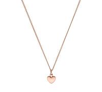 Purelei® Heart Charm Bijou pour Femmes (Or rose) - Collier pour Femmes en Acier Inoxydable Durable - Collier Résistant à l'Eau - Longueur réglable 50-55 cm - Collier pour votre style