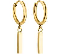 Purelei Huli Creole Boucles d’oreilles - Boucles d’oreilles en acier inoxydable durable - Boucles d’oreilles femme résistant à l’eau - 1,6 cm diamètre - Bijoux de mode pour votre style personnel
