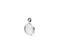 Purelei Inner Circle Charm - Gravure personnalisée en forme de rayon de soleil - Acier inoxydable plaqué or 14 K/18 carats - 21,9 mm de diamètre - Bijou avec signification - Résistant à l'eau, 20 mm x