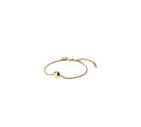 Purelei Inner Light Bracelet - Imperméable & réglable | Bracelet maille serpent filigrane avec boule en zircone | Acier inoxydable et plaqué or 14 K/18 carats | Symbole d'élégance et de force