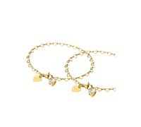 PURELEI Parure de bijoux 'Endless Love' or, Taille 16 - 19