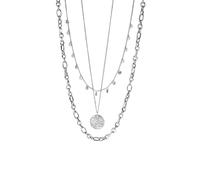 Purelei Hanalei Parure de bijoux 3 pièces pour femme avec chaîne Malihini, Zodiac et Fashion Show - Acier inoxydable, imperméable, réglable de 35 à 55 cm - Doré/argenté/or rose, 55 cm, Acier