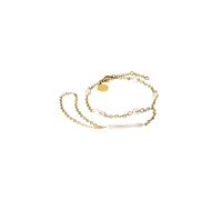 Purelei Pearl Symphony Chaîne de Main - Y2K Bracelet Chaîne de Main avec Perle Baroque - Acier Inoxydable 18K Plaqué Or - Longueur 16/17.5/19cm - Résistant à l'eau, Eine Grösse, Acier inoxydable