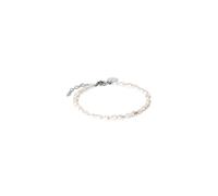 Purelei® Pearlfection - Bracelet en perles d'eau douce véritables - Acier inoxydable plaqué or 14K/18K - 16-19 cm - Bijou élégant - Réglable, Eine Grösse, Acier inoxydable, Agate