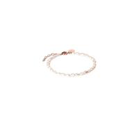 Purelei® Pearlfection - Bracelet en perles d'eau douce véritables - Acier inoxydable plaqué or 14K/18K - 16-19 cm - Bijou élégant - Réglable, Eine Grösse, Acier inoxydable, Agate