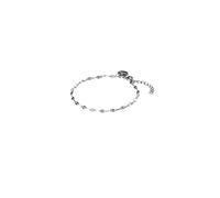 Purelei Petal Bracelet - Acier inoxydable plaqué or 14 carats / plaqué or rose 18 carats / argent - Bracelet à maillons en filigrane avec scintillement - Réglable 16-19 cm - Bijou pour femme, Eine