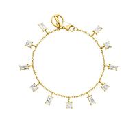 Purelei® Powder Bracelet (Or) - Bracelet gourmette élégant et fantaisie pour femme - Acier inoxydable plaqué or 18K - Longueur réglable en 16-19 cm - Inspiration Hawaïenne & Résistant à l'eau