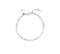Purelei® Pure Bracelet (Argent) - Bracelet gourmette élégant et fantaisie pour femme - Longueur réglable en 16-19 cm - Inspiration Hawaïenne & Résistant à l'eau