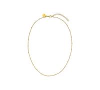 Purelei Pure Chaîne - Collier en Acier Inoxydable de Haute Qualité Etanche & Réglable - 45 cm + 4 cm d'Extension - Disponible en Plaqué Or 14K, Plaqué Or Rose 18K ou Argent, Länge: 45-49 cm, Acier