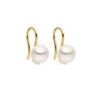 PURELEI® Pure Pearl Boucles d'oreilles imperméables avec perles pour femme - Élégantes boucles d'oreilles en acier inoxydable - Idée cadeau pour femme, 8.24 mm, Acier inoxydable