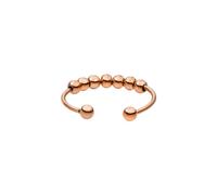 Purelei® Shade Anxiety bague d'anxiété femme (Or rose) - Bague femme acier inoxydable - Bague antistress résistant à l’eau - Réglable de taille 50 à 60