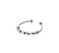 Purelei® Shade Anxiety Ring - Bague Femme Imperméable en Acier Inoxydable Durable - Anneaux Réglables de Taille 50 à 66 - Bijou Fantaisie pour Votre Look Individuel, 60-66 cm, Pierre précieuse