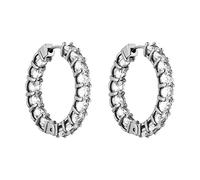 PURELEI® Shimmer Boucles d'oreilles - Boucles d'oreilles pour femme en acier inoxydable durable - Boucles d'oreilles étanches pour femme - 2,7 cm de diamètre - Bijou fantaisie pour votre look