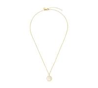 Purelei Shining Moon Collier pour femme avec nacre et oxyde de zirconium, élégant collier en acier inoxydable avec pendentif en forme de lune, chaîne scintillante, cadeau pour femme, Eine Grösse
