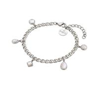 Purelei Soft Shine Bracelet Nacre Acier Inoxydable Etanche, Eine Grösse, Acier inoxydable, Agate