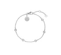Purelei® Spotlight Bracelet (Argent) - Bracelet gourmette élégant et fantaisie pour femme - Longueur réglable en 16-19 cm - Inspiration Hawaïenne & Résistant à l'eau