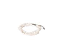 Purelei® Summer Breeze Bracelet pour femme - Perles de coquillage et acier inoxydable - Plaqué or 14 K/18 carats ou argent - Réglable 16-20 cm - Bijou d'été Boho Look, Eine Grösse, Acier inoxydable