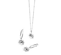 Purelei Sun Kette - Collier Femme avec Pendentif Soleil - Acier Inoxydable Imperméable à l'eau Réglable 50-55cm - Symbole de la joie de vivre et de la confiance en soi - Or/Argent/Or Rose, Eine Grösse