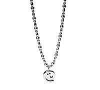 Purelei Swirl Chaîne - Collier déclaration pour femme - Acier inoxydable plaqué or 14 carats / or rose / argent - Pendentif spirale amovible - 40-45 cm réglable - Symbole voyage de vie, Eine Grösse