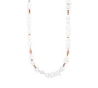Purelei® Wela Collier - Bijou étanche avec perles véritables et coquillages - Réglable (40/45 cm), Länge: 40-45 cm, Acier inoxydable, Ormeau