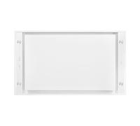 Pure'line 6836 - Hotte - plafond - Niche - largeur : 84.5 cm - profondeur : 48.5 cm - sans moteur - blanc époxy