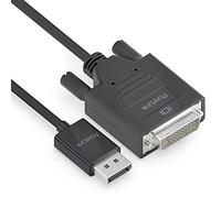 PureLink Câble DisplayPort vers DVI, résolution WUXGA 1920 x 1200, connecteurs plaqués or, 2 m, noir