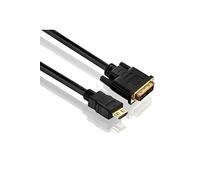 PureLink PI3000-015 Câble de connexion HDMI à Single Link DVI (2K FullHD (1080p), Ethernet), HDMI-A mâle vers DVI-D mâle (18+1), certifié, 1,50m, noir