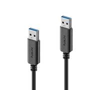 PureLink câble USB-A vers USB-A, USB 3.1 Gen 2 avec transfert de données 10 Go/s, noir, 0,50 m