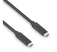 PureLink câble USB-C vers USB-C, USB 3.1 Gen 2 avec transfert de données 10 Go/s, noir, 1,00 m