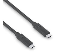 PureLink câble USB-C vers USB-C, USB 3.1 Gen 2 avec transfert de données 10 Go/s, noir, 1,50 m