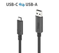 PureLink Câble USB v3.2 USB-C / USB-A - 5 mètres