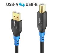 PureLink FI-U200 Câble USB 2.0 USB-A vers USB-B | noir, 1,50 m, câble simple