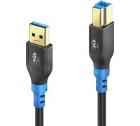 PureLink FI-U300-030 Câble FlexInstall USB-A vers USB-B 3m noir