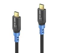 PureLink FI-U400-020 câble USB USB4 Gen 2x2 2 m USB C Noir, Bleu