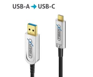 Purelink FX-I630-010 Câble fibre optique FiberX USB 3.2 USB-C//USB-A AOC, 10 m