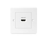 PureLink HDSupply HW001-1 Boîte de Jonction HDMI avec Canal Ethernet, Contacts à Fiche de Précision, 1x Blanc