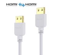 Purelink PI0501-010 Câble HDMI SuperThin 1 m, blanc