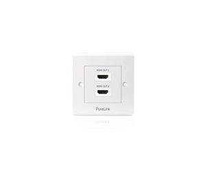 PureLink PI105 Plaque murale HDMI 4K Premium haute vitesse à 2 ports